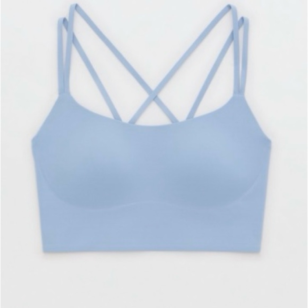 Aerie Real Me Hold Up! Strappy Sports Bra